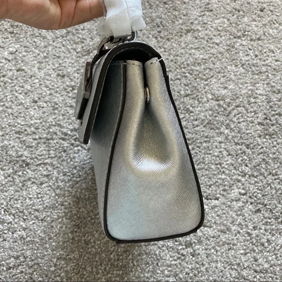 Michael Kors mini Ava crossbody bag NWT sliver